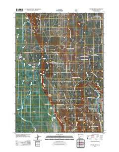 Fort Klamath Oregon Historical topographic map, 1:24000 scale, 7.5 X 7.5 Minute, Year 2011
