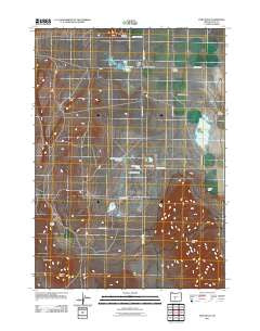 Fort Rock Oregon Historical topographic map, 1:24000 scale, 7.5 X 7.5 Minute, Year 2011