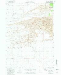 Fossil Lake Oregon Historical topographic map, 1:24000 scale, 7.5 X 7.5 Minute, Year 1981