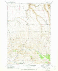 Fossil North Oregon Historical topographic map, 1:24000 scale, 7.5 X 7.5 Minute, Year 1970