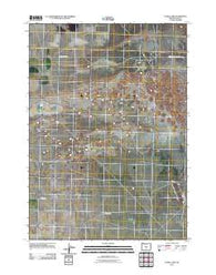 Fossil Lake Oregon Historical topographic map, 1:24000 scale, 7.5 X 7.5 Minute, Year 2011