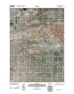 Fossil Lake Oregon Historical topographic map, 1:24000 scale, 7.5 X 7.5 Minute, Year 2011