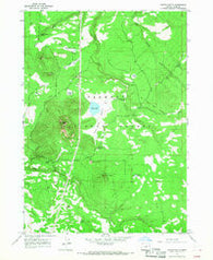 Foster Butte Oregon Historical topographic map, 1:24000 scale, 7.5 X 7.5 Minute, Year 1966