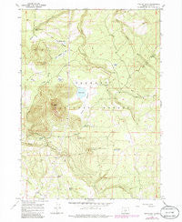 Foster Butte Oregon Historical topographic map, 1:24000 scale, 7.5 X 7.5 Minute, Year 1966