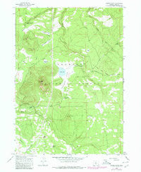 Foster Butte Oregon Historical topographic map, 1:24000 scale, 7.5 X 7.5 Minute, Year 1966