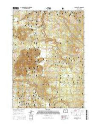 Foster Butte Oregon Current topographic map, 1:24000 scale, 7.5 X 7.5 Minute, Year 2014