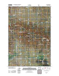 Fox Oregon Historical topographic map, 1:24000 scale, 7.5 X 7.5 Minute, Year 2011