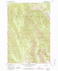 Fox Point Oregon Historical topographic map, 1:24000 scale, 7.5 X 7.5 Minute, Year 1965