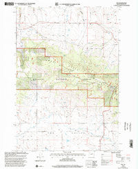 Fox Oregon Historical topographic map, 1:24000 scale, 7.5 X 7.5 Minute, Year 1999