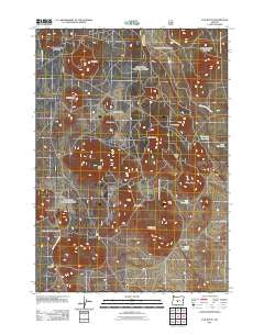 Fox Butte Oregon Historical topographic map, 1:24000 scale, 7.5 X 7.5 Minute, Year 2011
