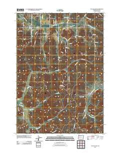 Fox Hollow Oregon Historical topographic map, 1:24000 scale, 7.5 X 7.5 Minute, Year 2011