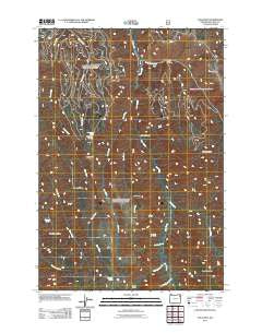 Fox Point Oregon Historical topographic map, 1:24000 scale, 7.5 X 7.5 Minute, Year 2011
