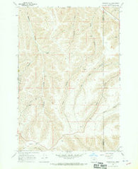 Franklin Hill Oregon Historical topographic map, 1:24000 scale, 7.5 X 7.5 Minute, Year 1968