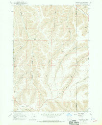 Franklin Hill Oregon Historical topographic map, 1:24000 scale, 7.5 X 7.5 Minute, Year 1968