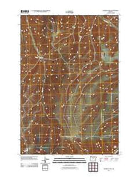Franklin Hill Oregon Historical topographic map, 1:24000 scale, 7.5 X 7.5 Minute, Year 2011