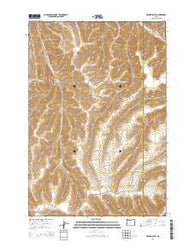 Franklin Hill Oregon Current topographic map, 1:24000 scale, 7.5 X 7.5 Minute, Year 2014