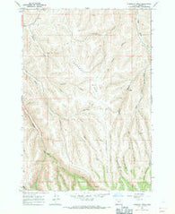 Freezeout Ridge Oregon Historical topographic map, 1:24000 scale, 7.5 X 7.5 Minute, Year 1967