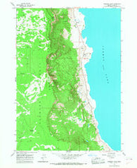 Fremont Point Oregon Historical topographic map, 1:24000 scale, 7.5 X 7.5 Minute, Year 1966