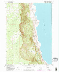 Fremont Point Oregon Historical topographic map, 1:24000 scale, 7.5 X 7.5 Minute, Year 1966