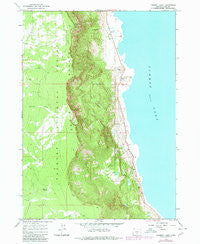 Fremont Point Oregon Historical topographic map, 1:24000 scale, 7.5 X 7.5 Minute, Year 1966