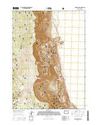 Fremont Point Oregon Current topographic map, 1:24000 scale, 7.5 X 7.5 Minute, Year 2014