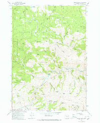French Gulch Oregon Historical topographic map, 1:24000 scale, 7.5 X 7.5 Minute, Year 1967