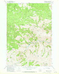 French Gulch Oregon Historical topographic map, 1:24000 scale, 7.5 X 7.5 Minute, Year 1967
