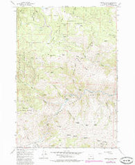 French Gulch Oregon Historical topographic map, 1:24000 scale, 7.5 X 7.5 Minute, Year 1967