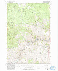 French Gulch Oregon Historical topographic map, 1:24000 scale, 7.5 X 7.5 Minute, Year 1992