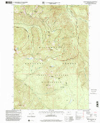 French Mountain Oregon Historical topographic map, 1:24000 scale, 7.5 X 7.5 Minute, Year 1997