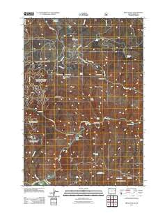 French Gulch Oregon Historical topographic map, 1:24000 scale, 7.5 X 7.5 Minute, Year 2011