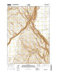 Frenchglen Oregon Current topographic map, 1:24000 scale, 7.5 X 7.5 Minute, Year 2014