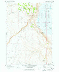 Frenchglen Oregon Historical topographic map, 1:24000 scale, 7.5 X 7.5 Minute, Year 1967