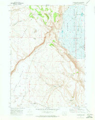 Frenchglen Oregon Historical topographic map, 1:24000 scale, 7.5 X 7.5 Minute, Year 1967