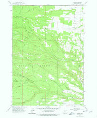 Friend Oregon Historical topographic map, 1:24000 scale, 7.5 X 7.5 Minute, Year 1962