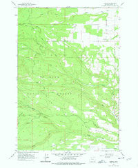 Friend Oregon Historical topographic map, 1:24000 scale, 7.5 X 7.5 Minute, Year 1962