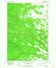 Friend Oregon Historical topographic map, 1:24000 scale, 7.5 X 7.5 Minute, Year 1962
