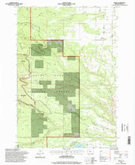Friend Oregon Historical topographic map, 1:24000 scale, 7.5 X 7.5 Minute, Year 1996