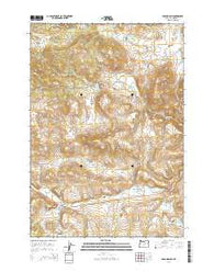 Frog Hollow Oregon Current topographic map, 1:24000 scale, 7.5 X 7.5 Minute, Year 2014