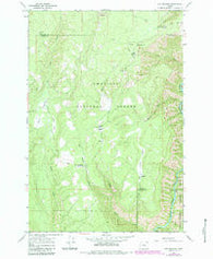 Fry Meadow Oregon Historical topographic map, 1:24000 scale, 7.5 X 7.5 Minute, Year 1967