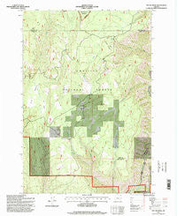 Fry Meadow Oregon Historical topographic map, 1:24000 scale, 7.5 X 7.5 Minute, Year 1995