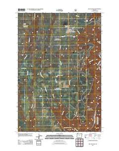 Fry Meadow Oregon Historical topographic map, 1:24000 scale, 7.5 X 7.5 Minute, Year 2011