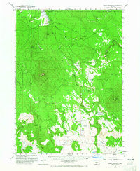 Fuego Mountain Oregon Historical topographic map, 1:62500 scale, 15 X 15 Minute, Year 1960