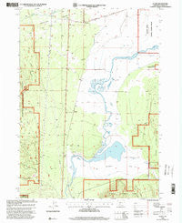 Fuego Oregon Historical topographic map, 1:24000 scale, 7.5 X 7.5 Minute, Year 1998