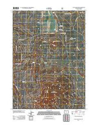 Fuego Mountain Oregon Historical topographic map, 1:24000 scale, 7.5 X 7.5 Minute, Year 2011