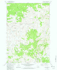Funny Butte Oregon Historical topographic map, 1:24000 scale, 7.5 X 7.5 Minute, Year 1981