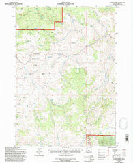 Funny Butte Oregon Historical topographic map, 1:24000 scale, 7.5 X 7.5 Minute, Year 1992