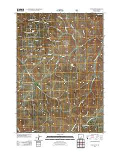 Funny Butte Oregon Historical topographic map, 1:24000 scale, 7.5 X 7.5 Minute, Year 2011
