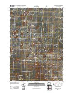 Fuzztail Butte Oregon Historical topographic map, 1:24000 scale, 7.5 X 7.5 Minute, Year 2011