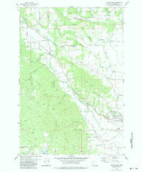Gales Creek Oregon Historical topographic map, 1:24000 scale, 7.5 X 7.5 Minute, Year 1979